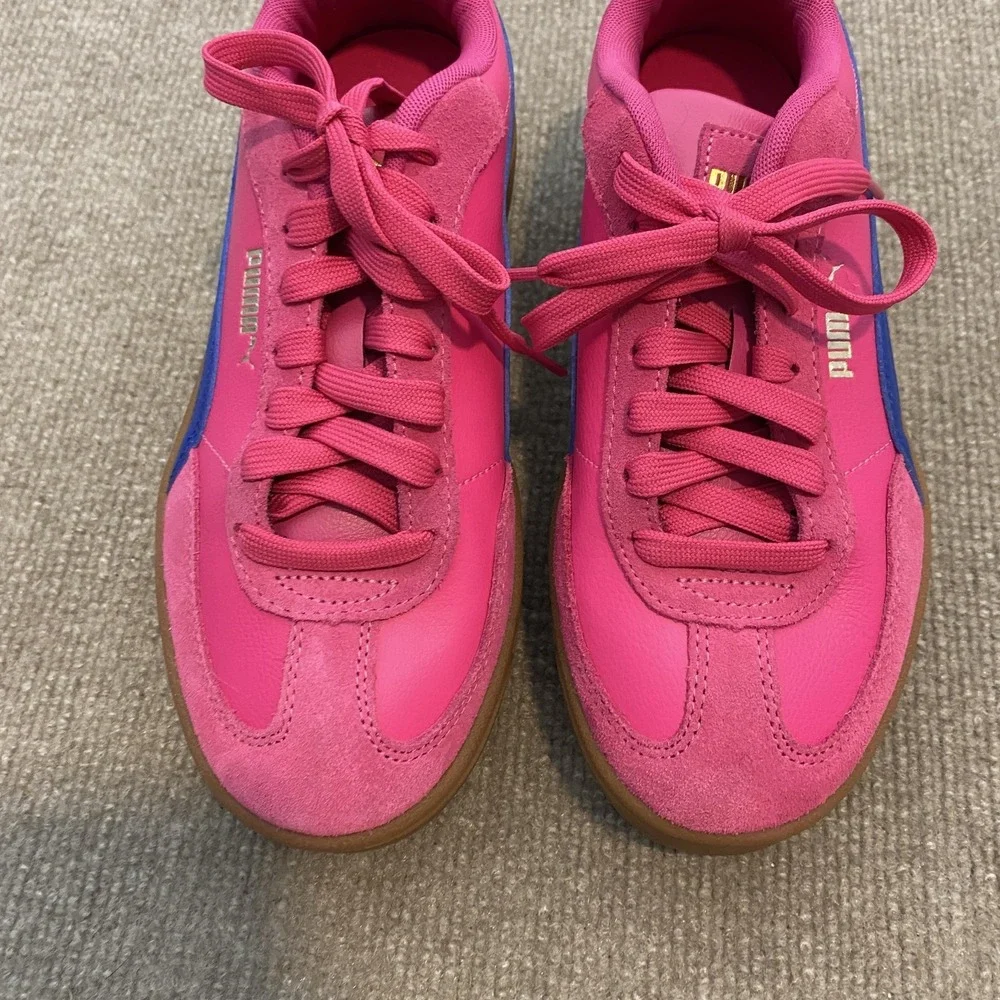 PUMA Shoes Womens Size 8.5 Pink Platform SoftFoam+ Cushioned‎ Sneakers 402313-14